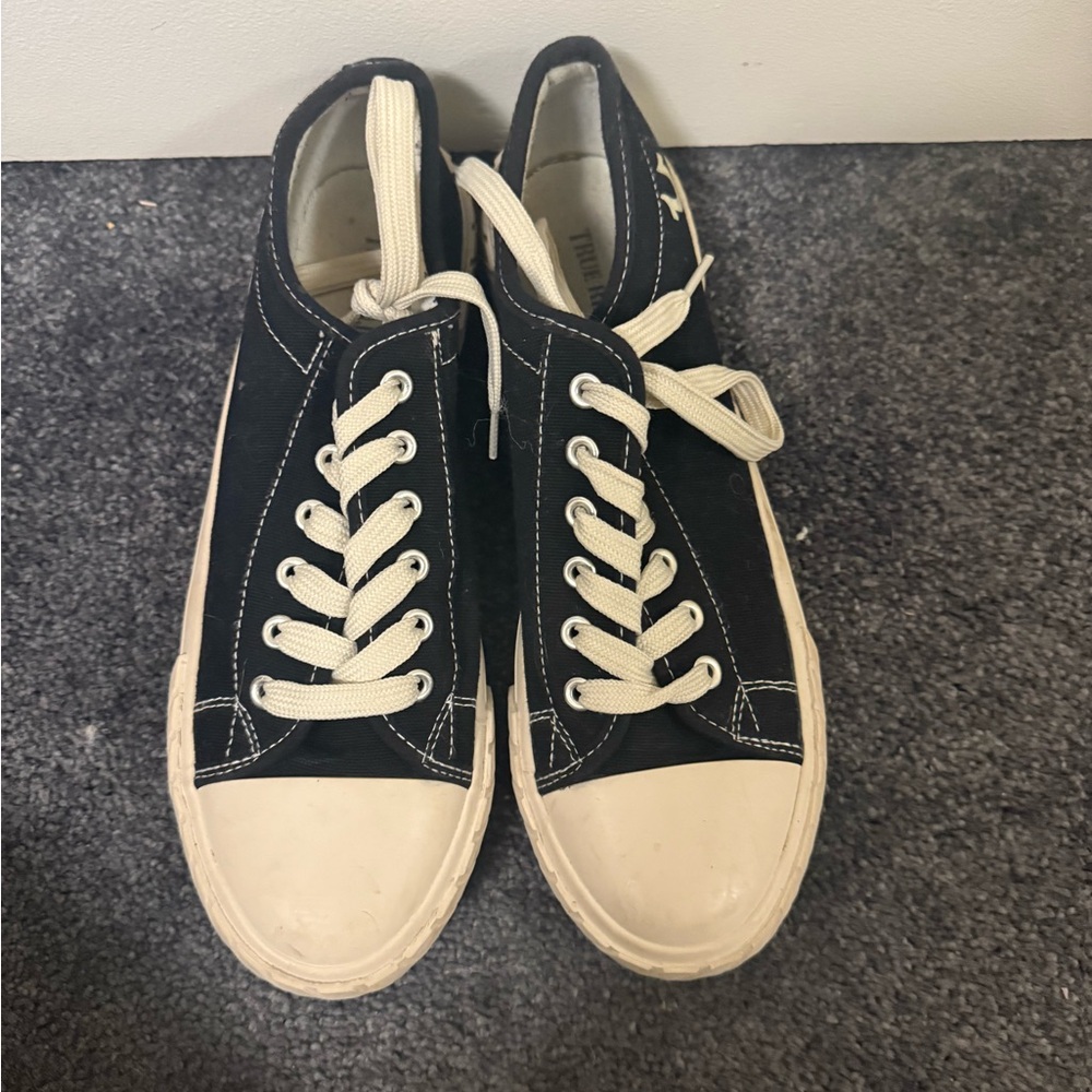 True Religion Black and White Sneakers